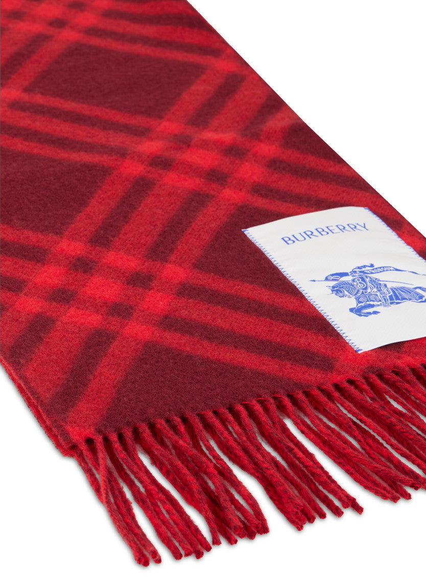 Red Check Scarf 2