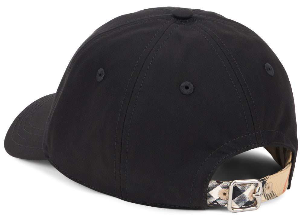 Black Logo Baseball Cap 2