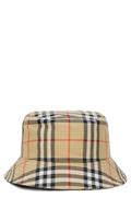 Beige Check Bucket Hat 1