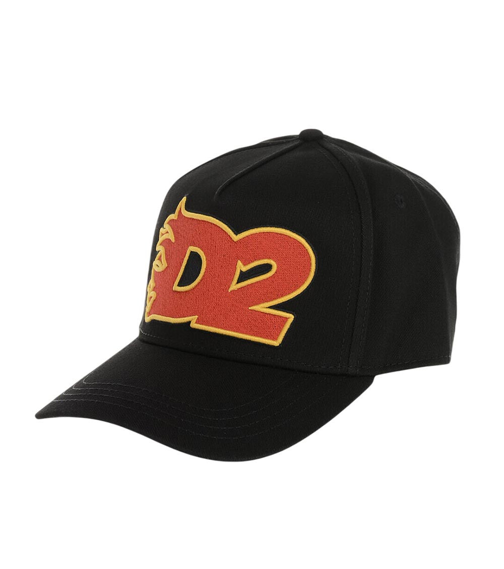 Black Logo Baseball Cap 1