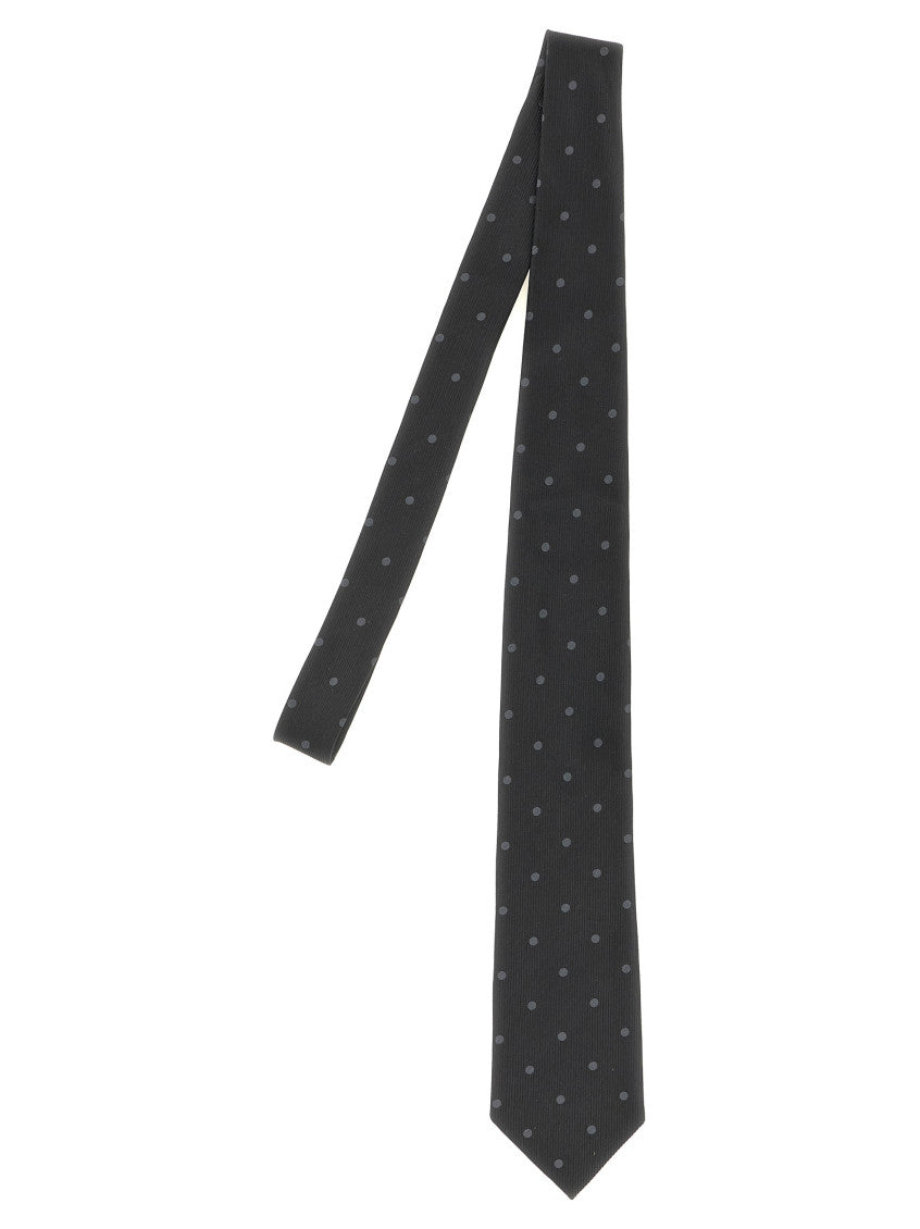 Black Polka Dot Tie 1