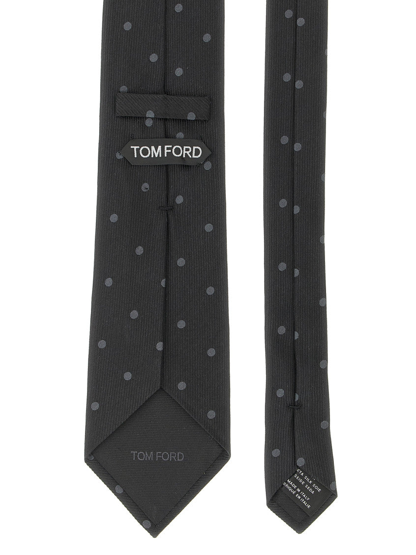 Black Polka Dot Tie 2