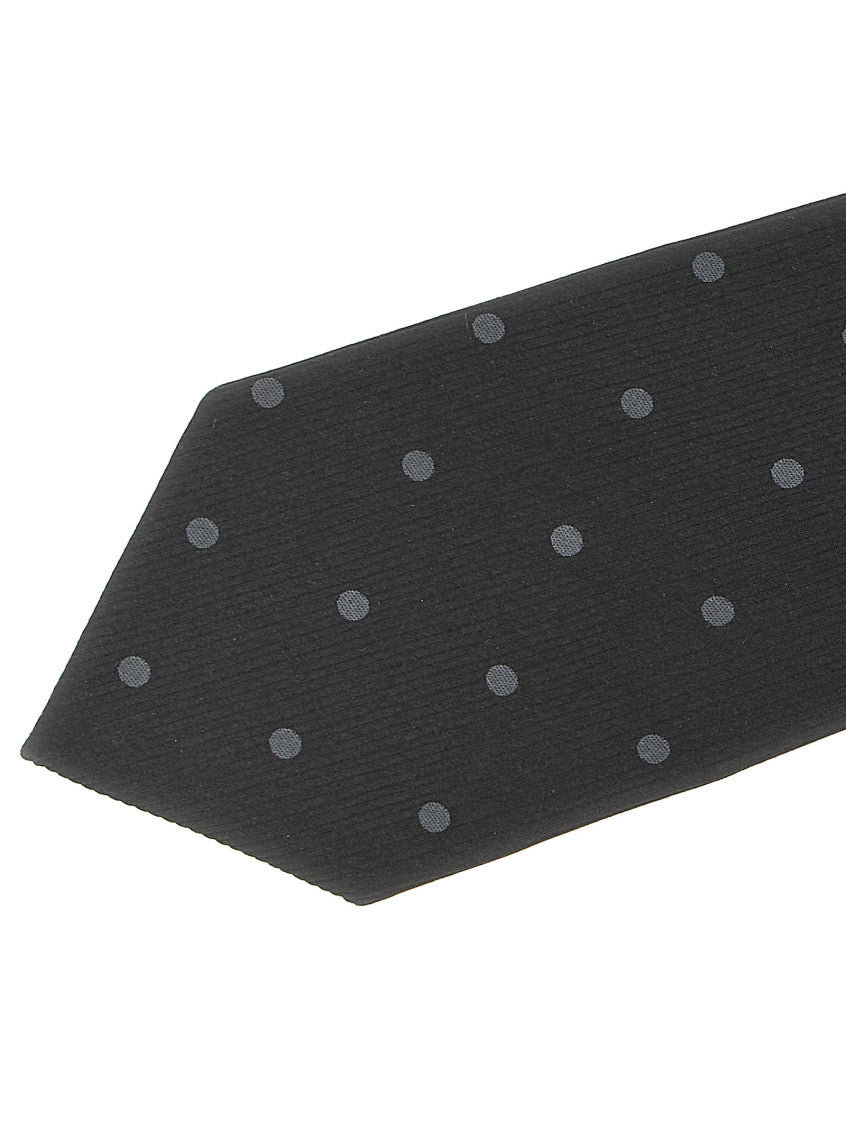Black Polka Dot Tie 3