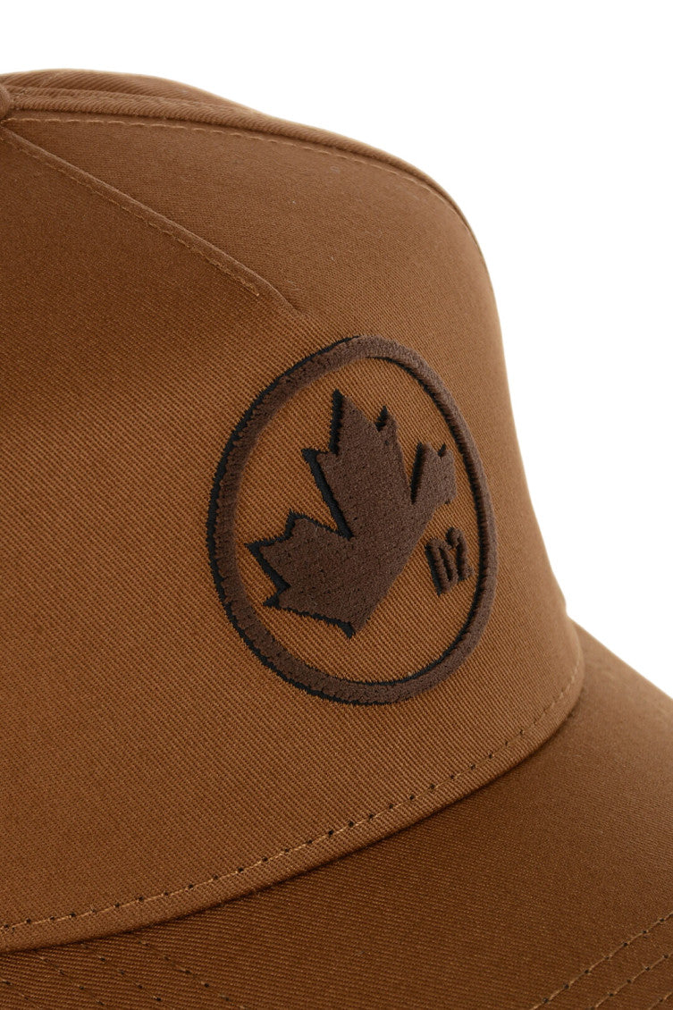 Brown Leaf Logo Baseball Cap 2