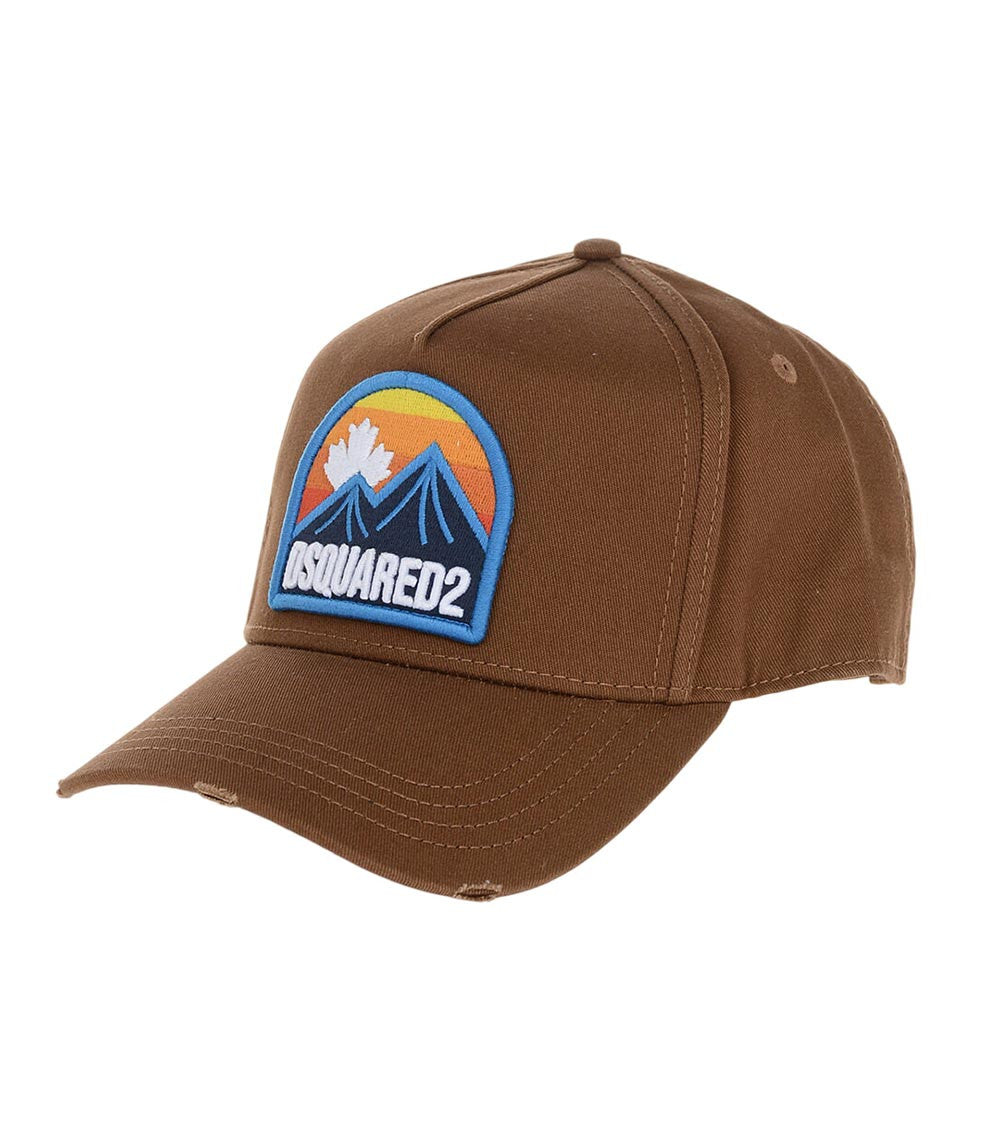 Brown Logo Baseball Cap 1