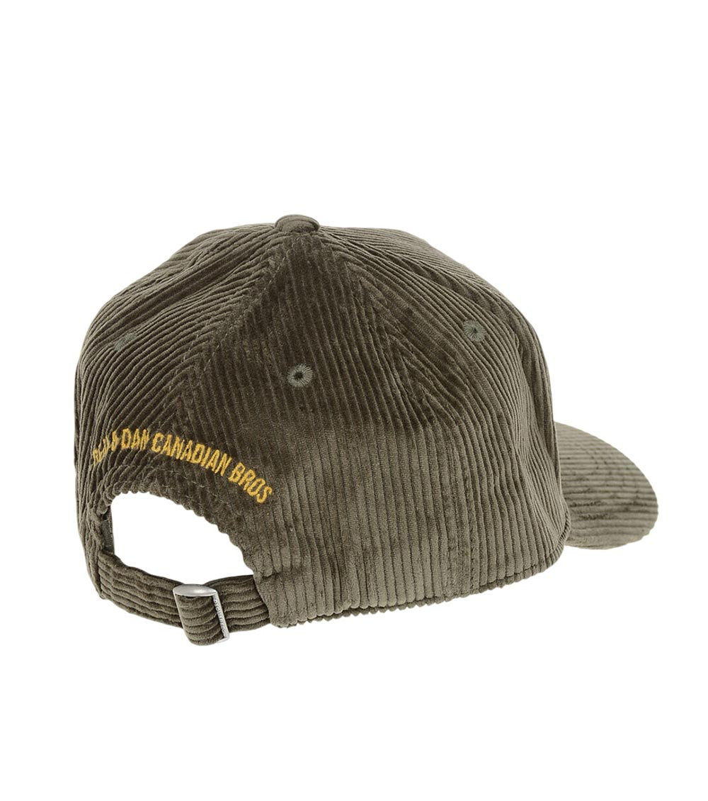 Dark Green Route Hiking Logo Baseball Cap 3