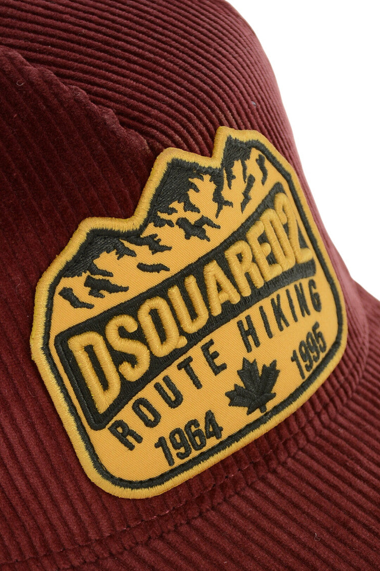 Maroon Logo Graphic Baseball Cap 2