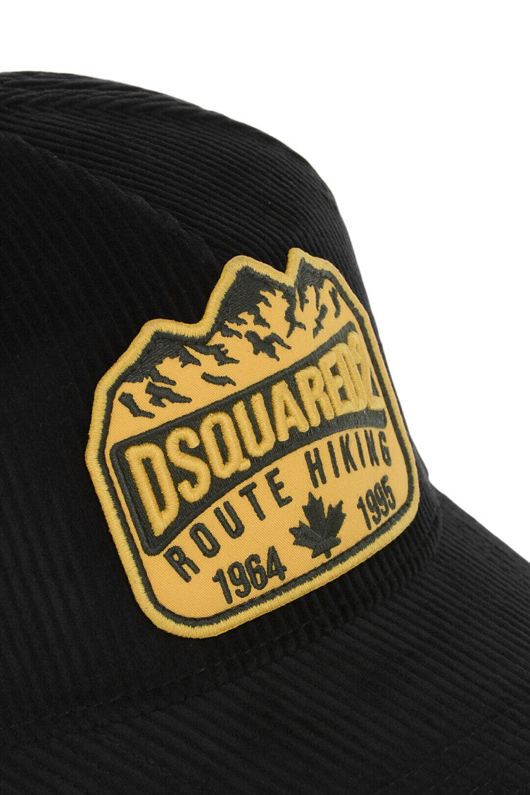 Black Route Hiking Logo Baseball Cap 2