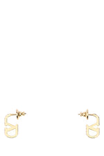 Gold Crystal Drop Earrings 1