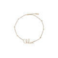 Golden Vintage Logo Pendant Necklace 1