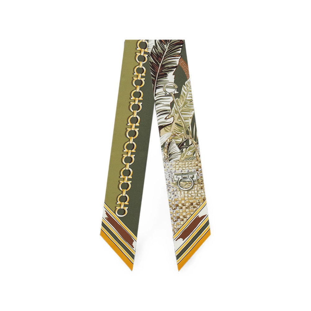 Green Felini Printed Scarf 1