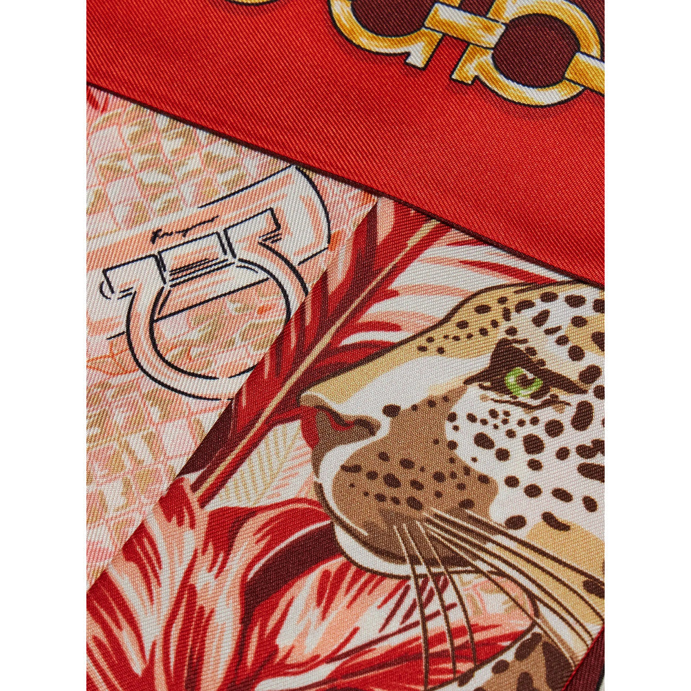 Red Felini Printed Scarf 3