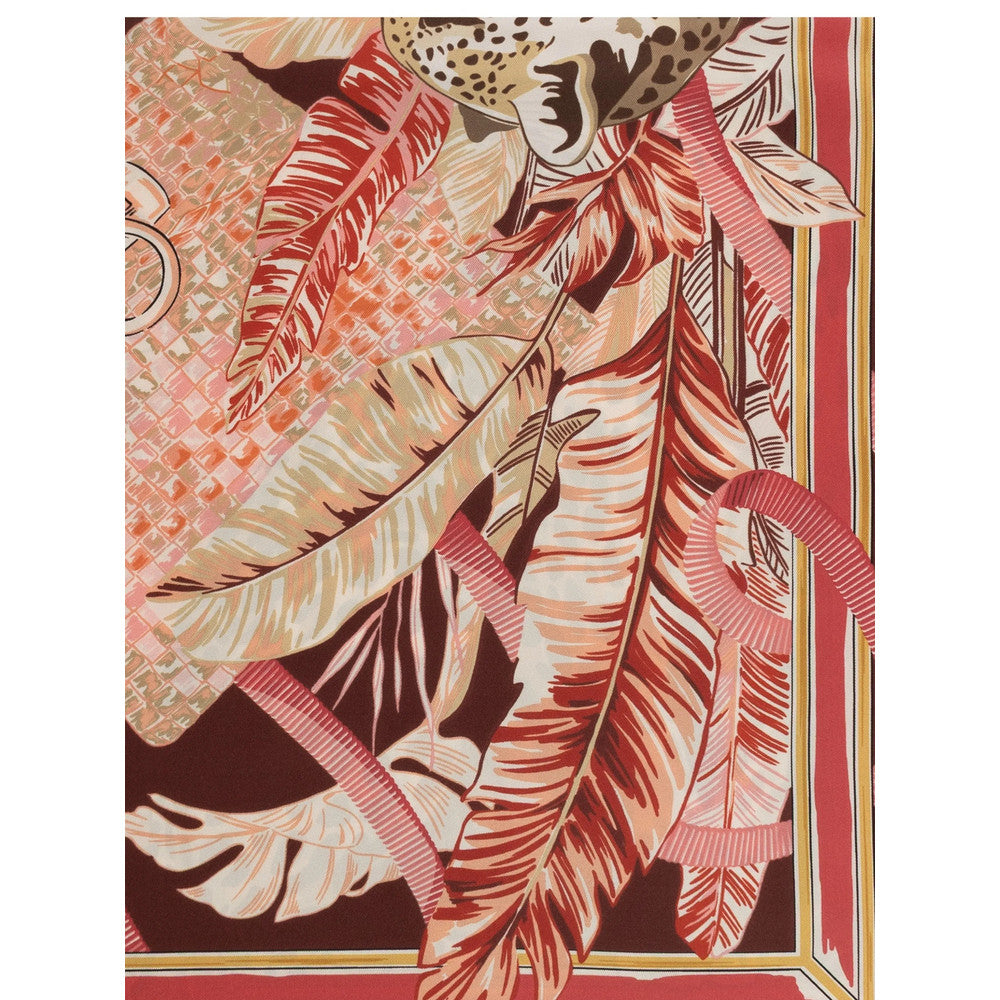 Multicolor Gancini Printed Scarf 2