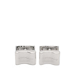 Silver Engraved Logo Cufflinks 1