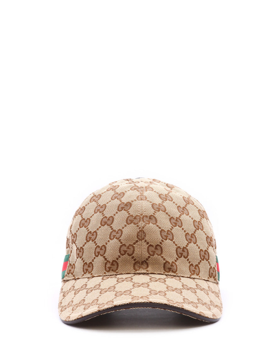 Beige Signature Logo Baseball Cap 1