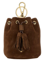 Brown Logo Pouch Key Holder 1