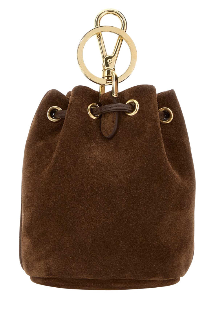 Brown Logo Pouch Key Holder 2