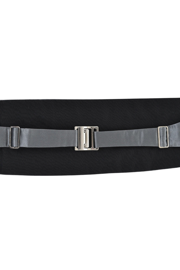 Grey Cummerbund Belt 3