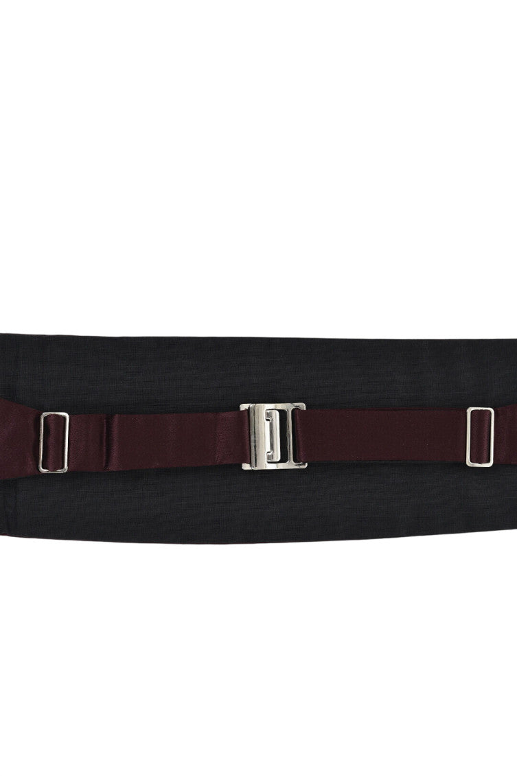 Maroon Cummerbund Belt 3