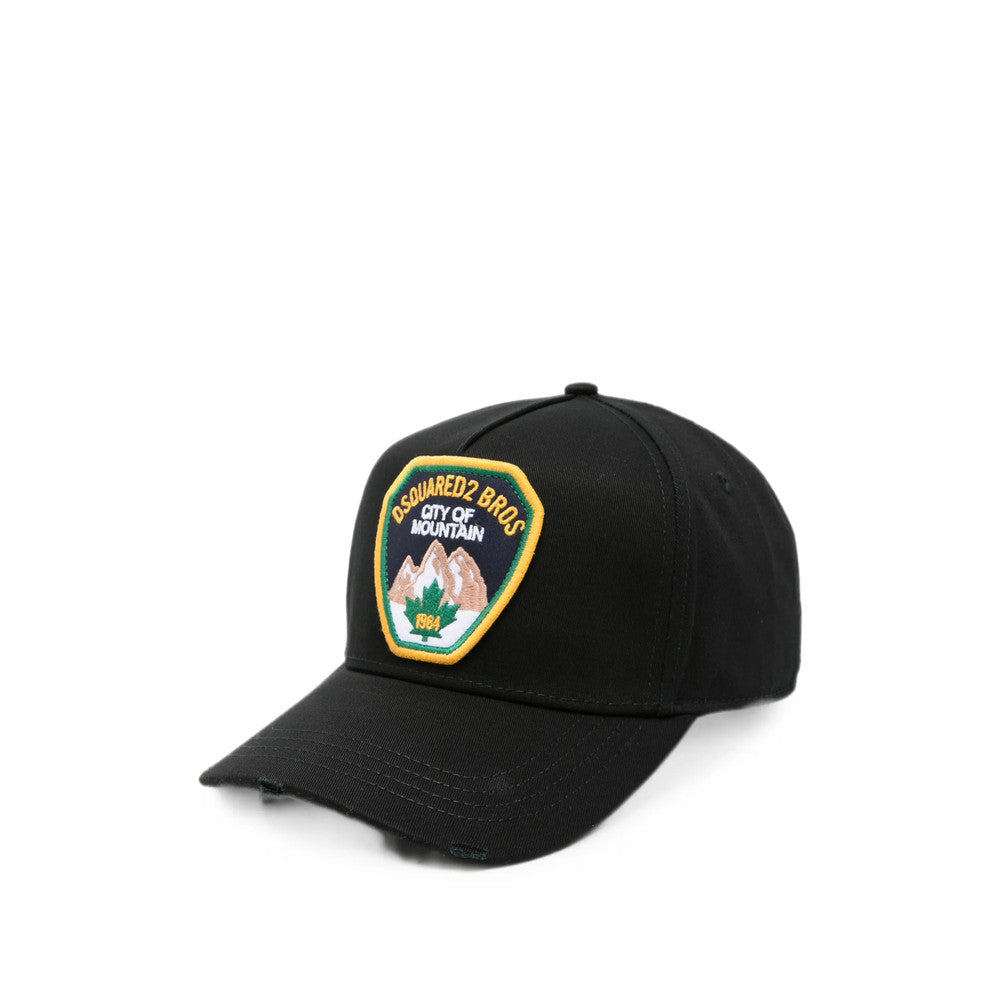 Black Logo Baseball Cap 1