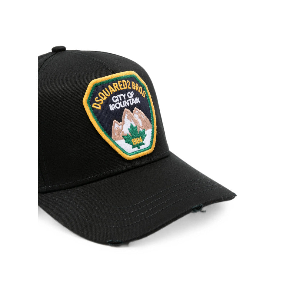 Black Logo Baseball Cap 3