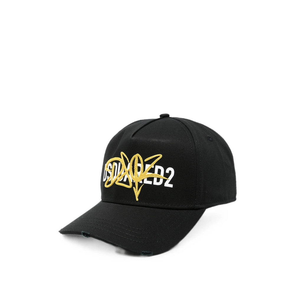 Black Logo Baseball Cap 1