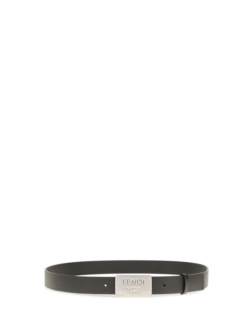 Black 1925 Logo Buckle Belt 1