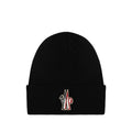 Black Grenoble Logo Beanie Cap 1