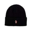 Black Grenoble Knitted Beanie Cap 1