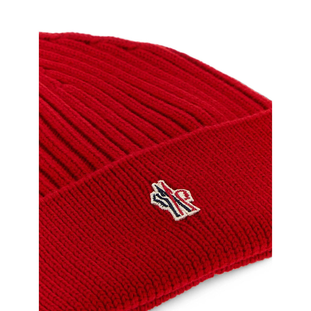 Red Grenoble Logo Beanie Cap 2
