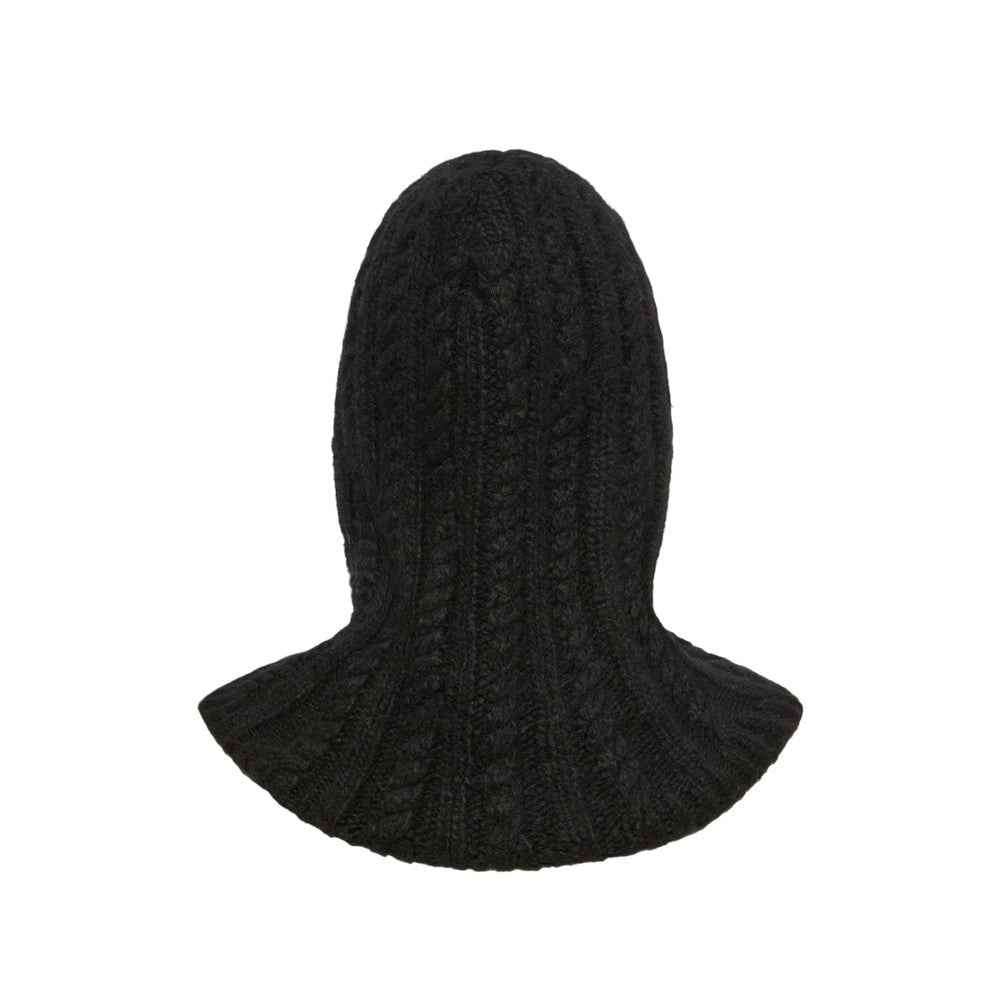 Black Knitted Winter Cap 3