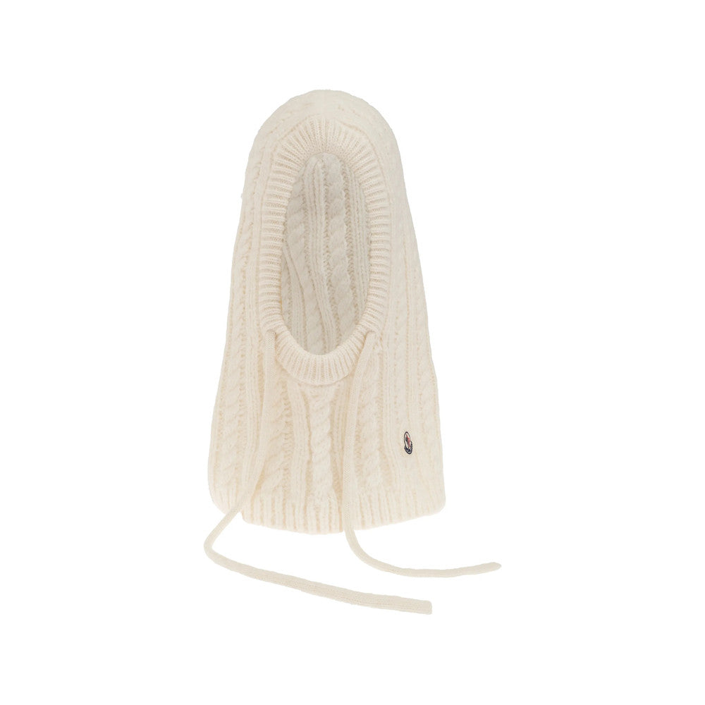 White Knitted Winter Cap 1
