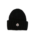Black Knitted Beanie Cap 1