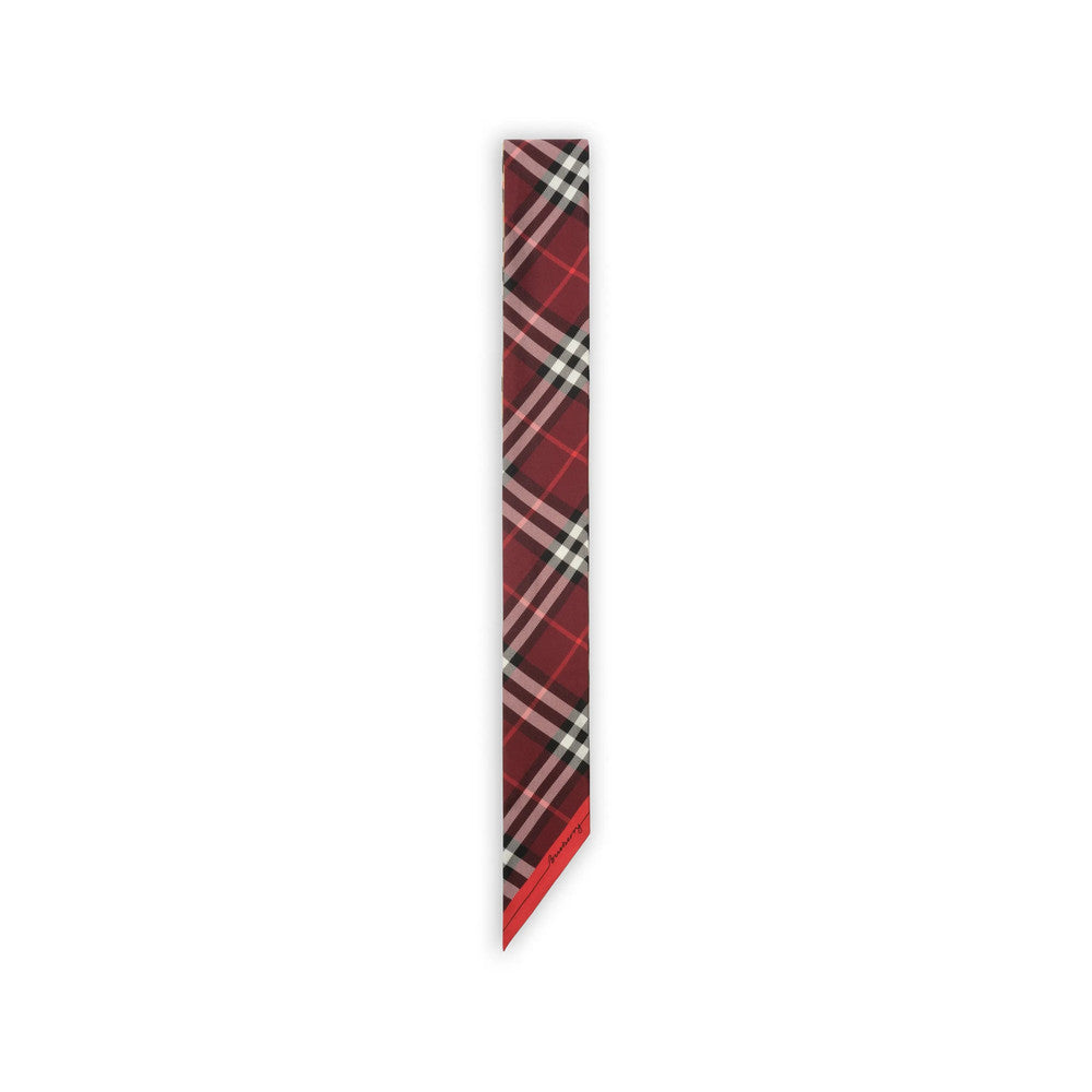 Beige Check Bandana Scarf 2