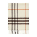 White Check Scarf 1