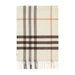 White Check Scarf 1
