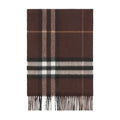 Brown Check Scarf 1
