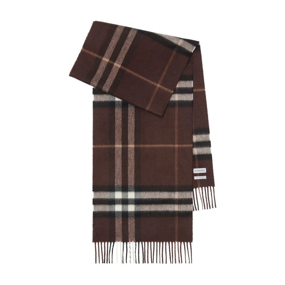 Brown Check Scarf 2