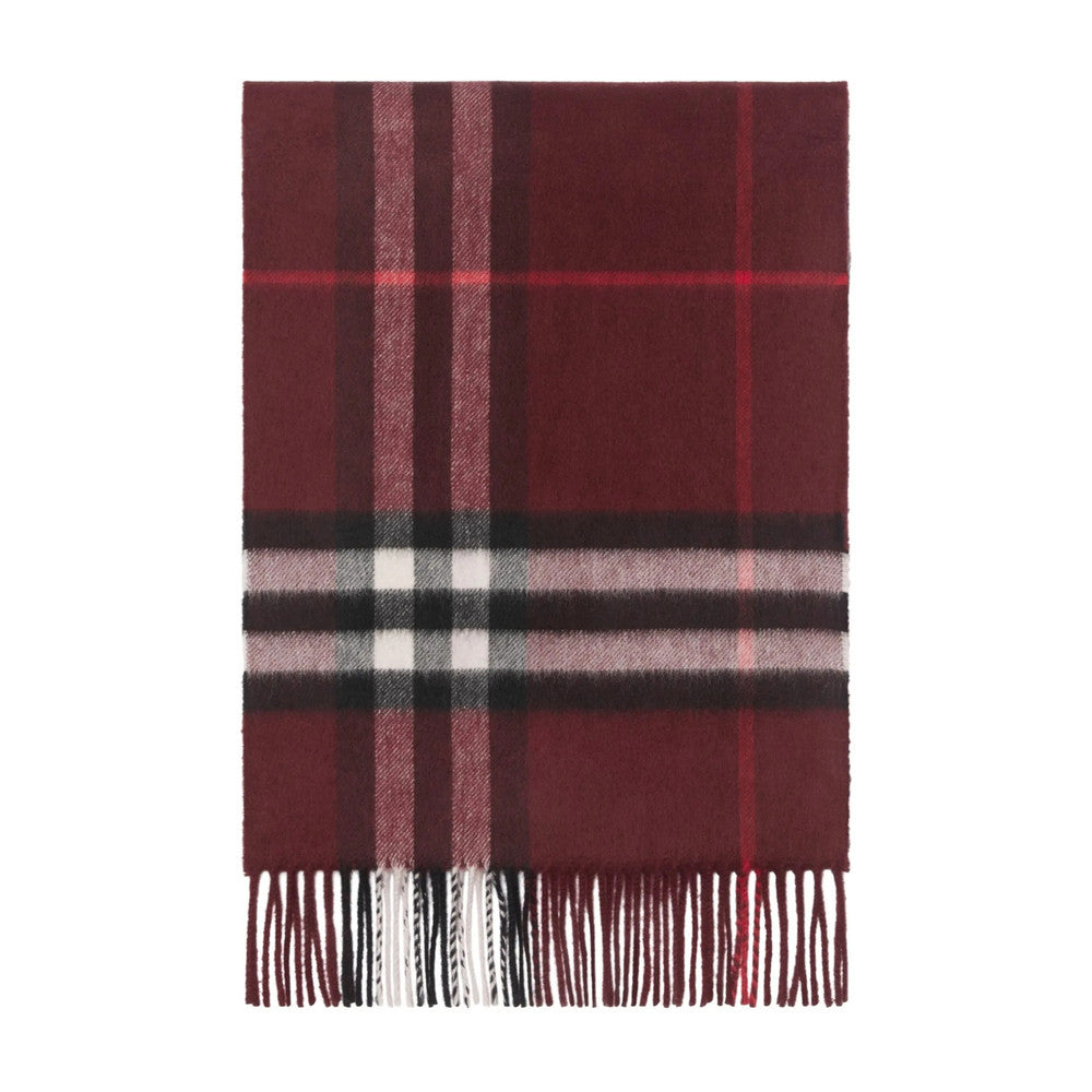 Bordeaux Check Scarf 1