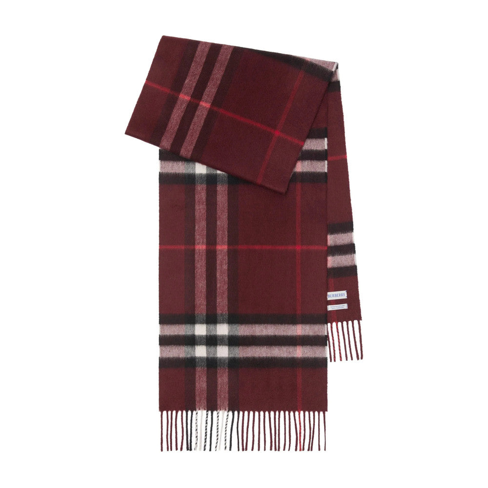 Bordeaux Check Scarf 2
