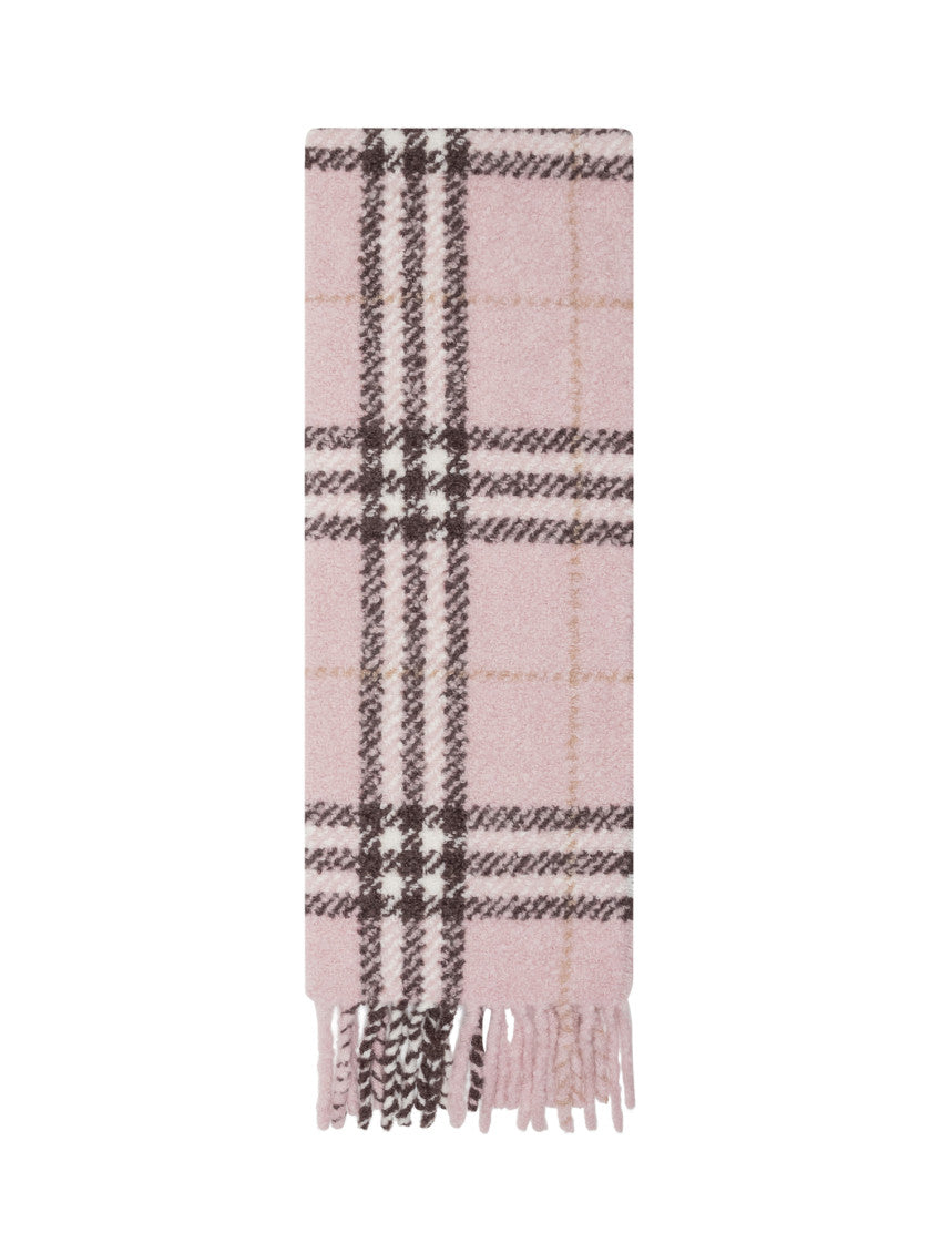 Pink Check Scarf 2