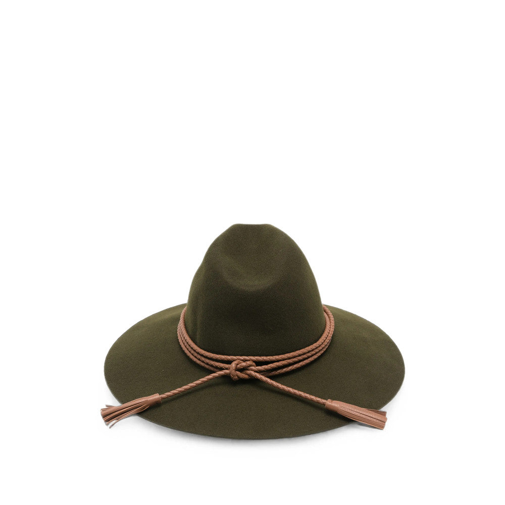 Green Grenoble Solid Fedora Hat 2