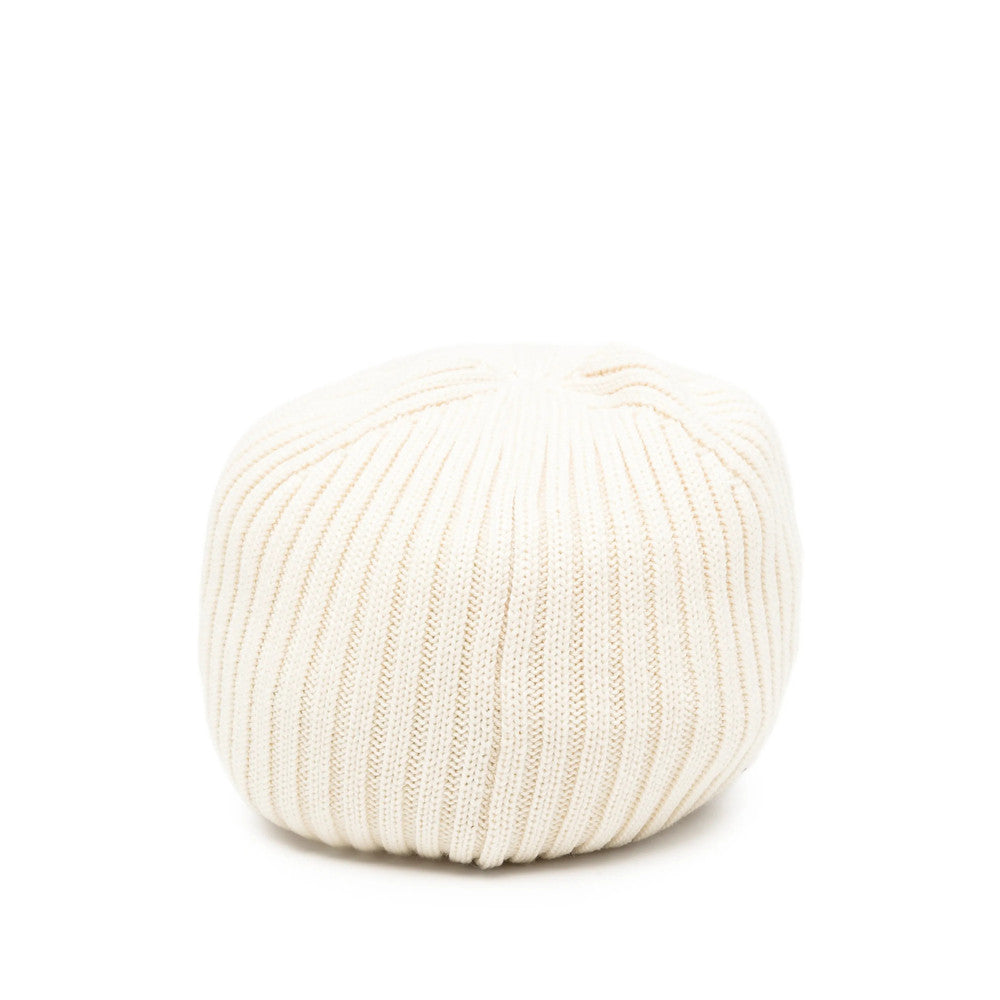 Beige Knitted Winter Cap 3
