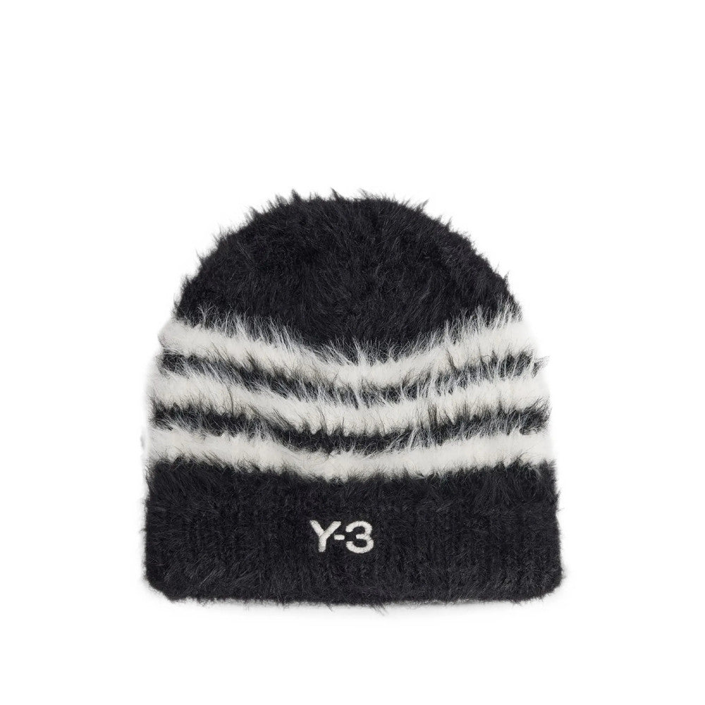 Black Stripes Beanie Cap 1