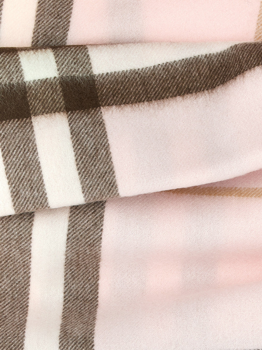 Pink Check Scarf 3