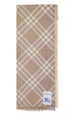 Beige Check Scarf 1