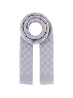 Grey GG Logo Scarf 1