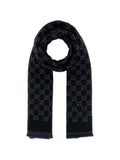 Black GG Logo Scarf 1