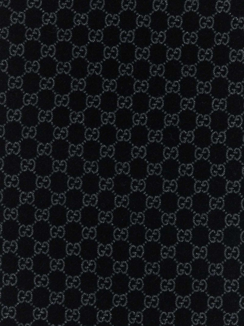 Black GG Logo Scarf 3