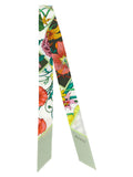 Green Flora Bandana Scarf 1